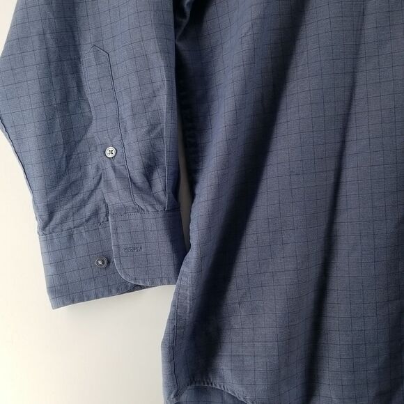 🎁5/$25  Arrow Shirt Men's Size 17 1/2 34/35 Long Sleeve Full Button Casual - Picture 3 of 11